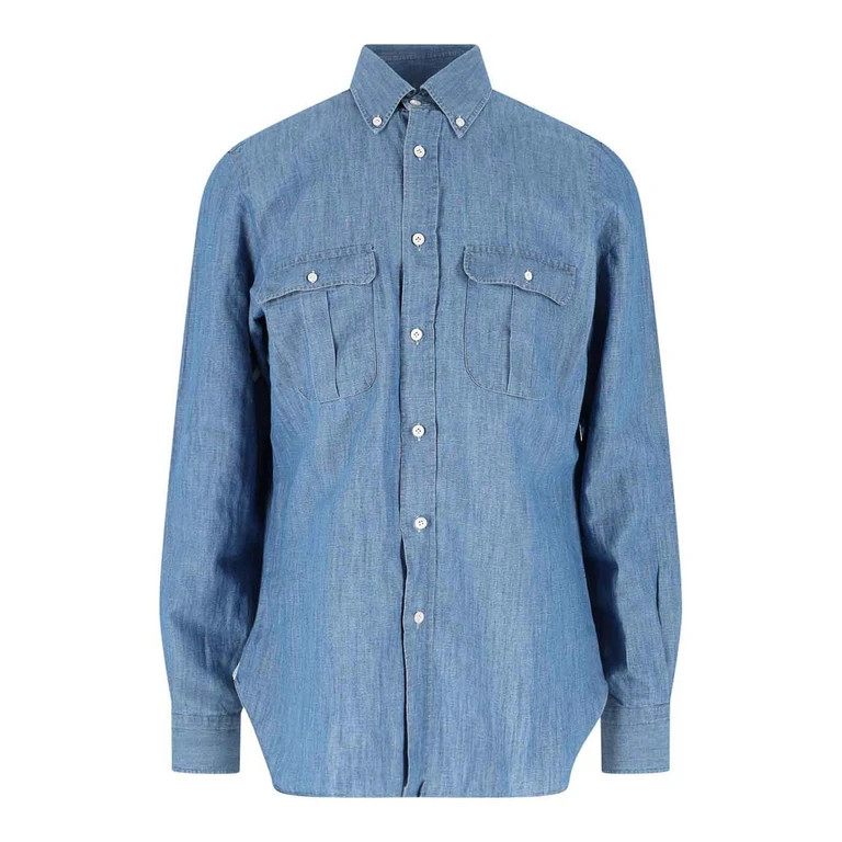 Finamore 1925 Chemise - Bleu (C0724DZURIGO4LEONARDO04)