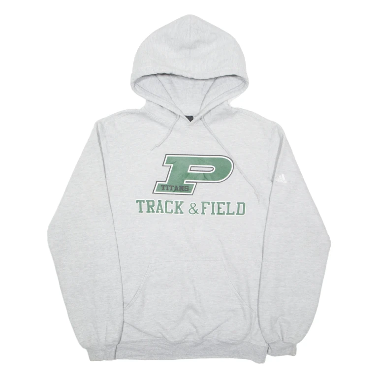 ADIDAS Titans Track & Field Mens Grey Hoodie USA S