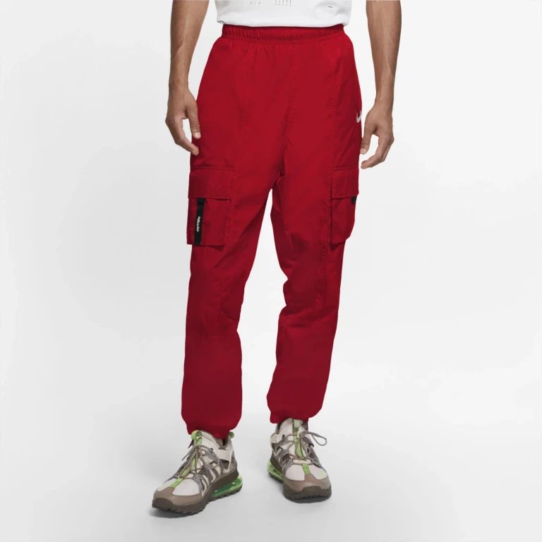 Men's Woven Loose Fit Tapered Pants
