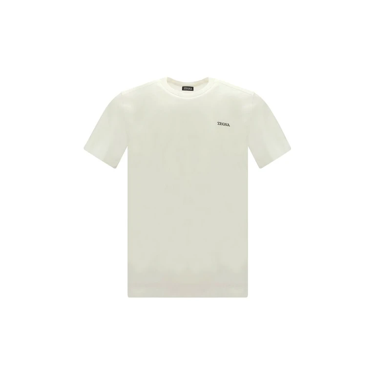 Zegna White Cotton T-Shirt - Men
