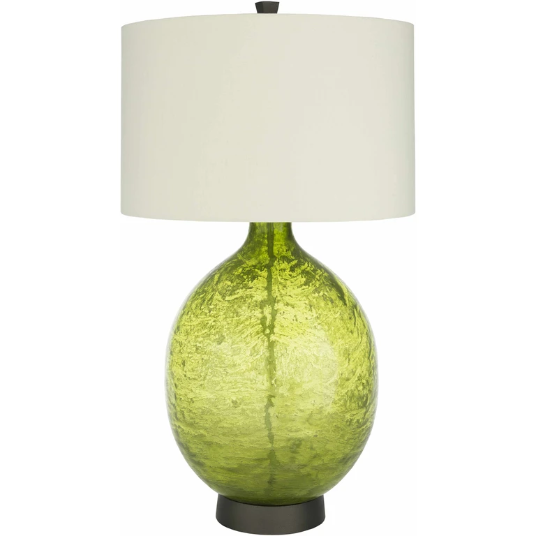 Westview Lime Green Glass Table Lamp - Clearance