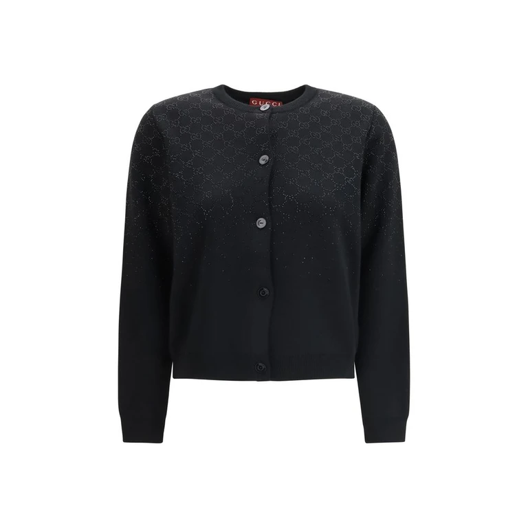 Gucci Black Wool Cardigan Clothing - Women