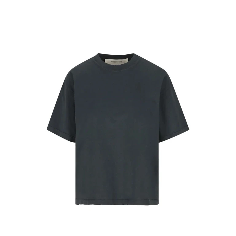 Golden Goose Boxy T-Shirt With Logo Patch