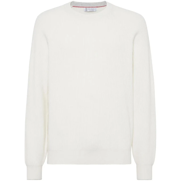 Brunello Cucinelli English Rib Knit Sweater