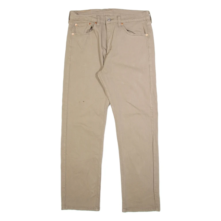 DICKIES 505 Mens Trousers Grey Regular Straight W32 L30