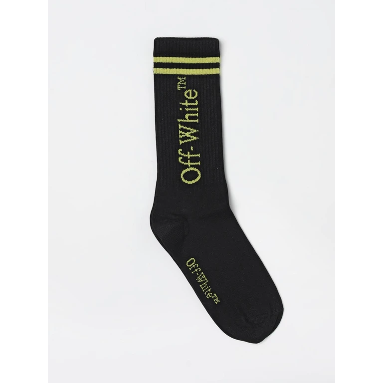 OFF-WHITE KIDS Socks Kids color Black (OBRA003F25KNI0021018)