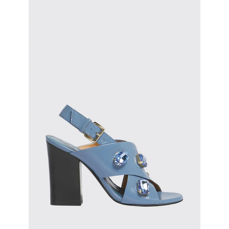 Heeled Sandal Woman color Blue (SAMS031510P771000B31)