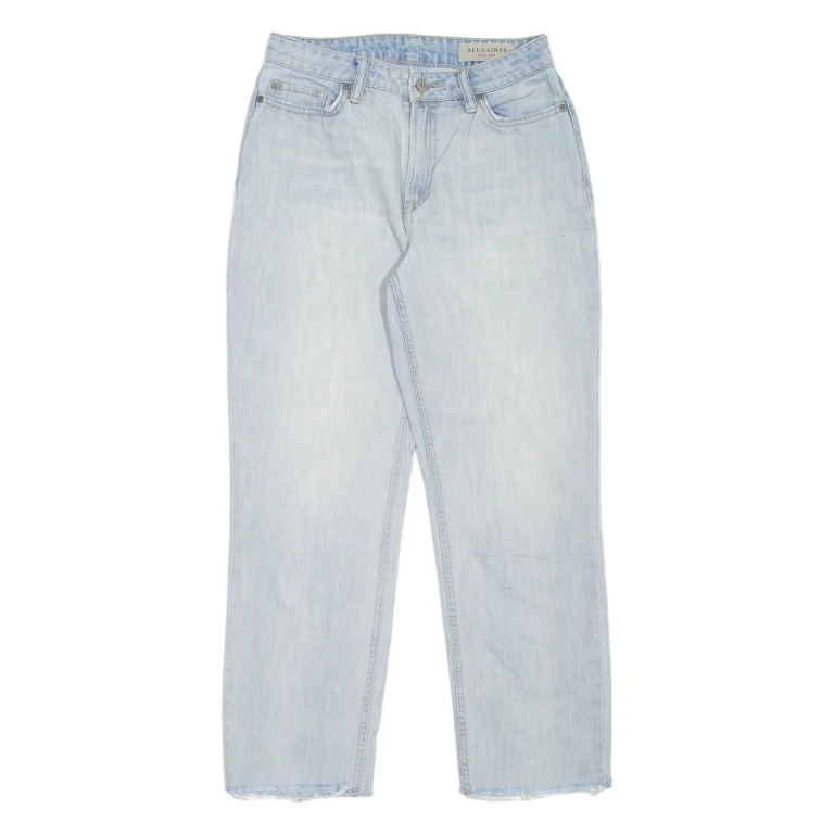 ALL SAINTS Ella Womens Jeans Blue Regular Mom W27 L25