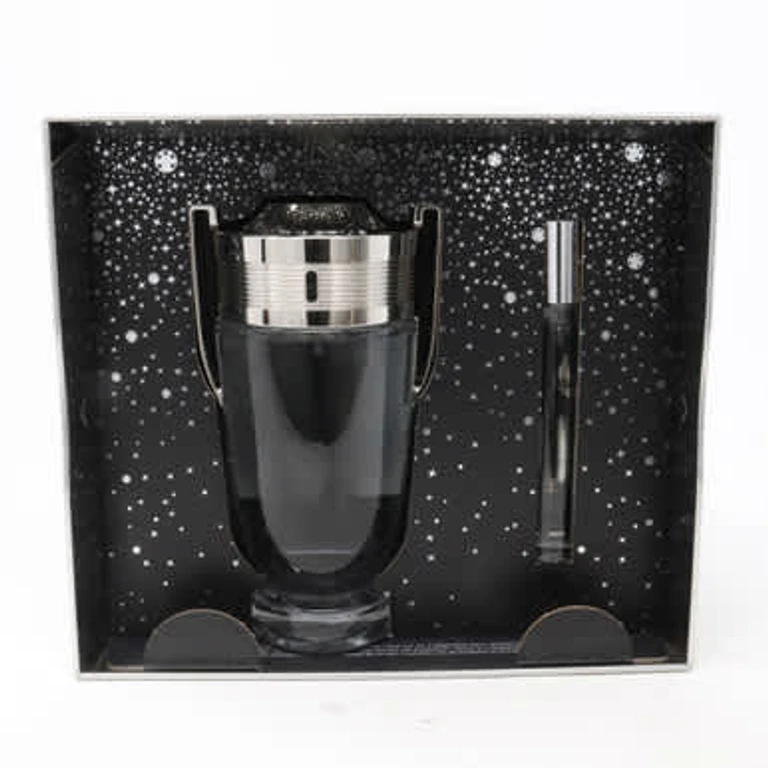 Invictus 2 Pcs Set for Men: 6.7 Eau De Toilette Spray + 0.34 Eau De Toilette Spray.