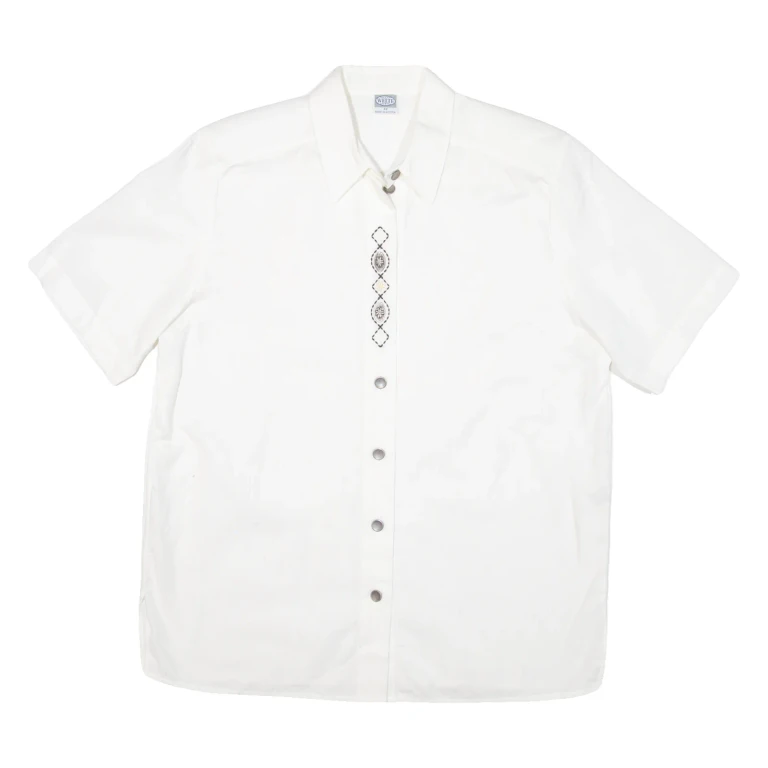 Womens Plain Shirt White L