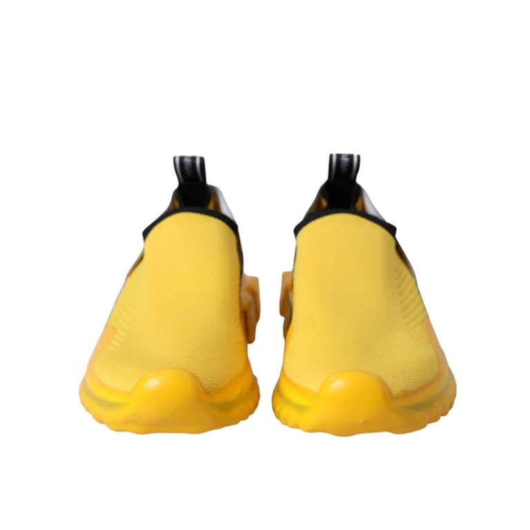 Dolce & Gabbana Yellow Sorrento Slip On Sneakers Women Shoes - Women