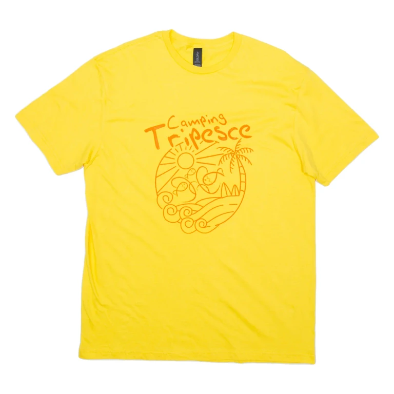 GILDAN Mens T-Shirt Yellow L