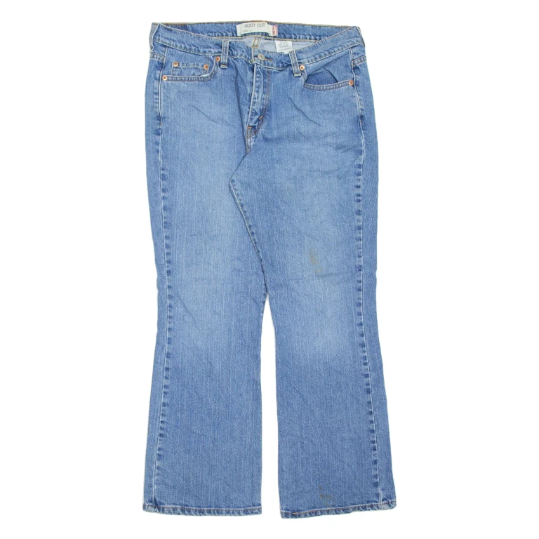 LEVI'S 515 Womens Jeans Blue Slim Bootcut Stone Wash W32 L29