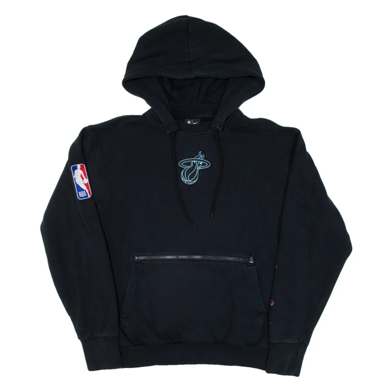 NIKE Miami Mens Black Hoodie USA M