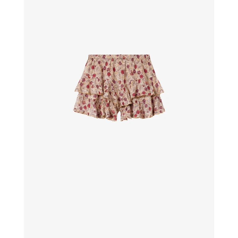 Short Jocadia - Femme - Écru-framboise - Taille34 - Marant Étoile