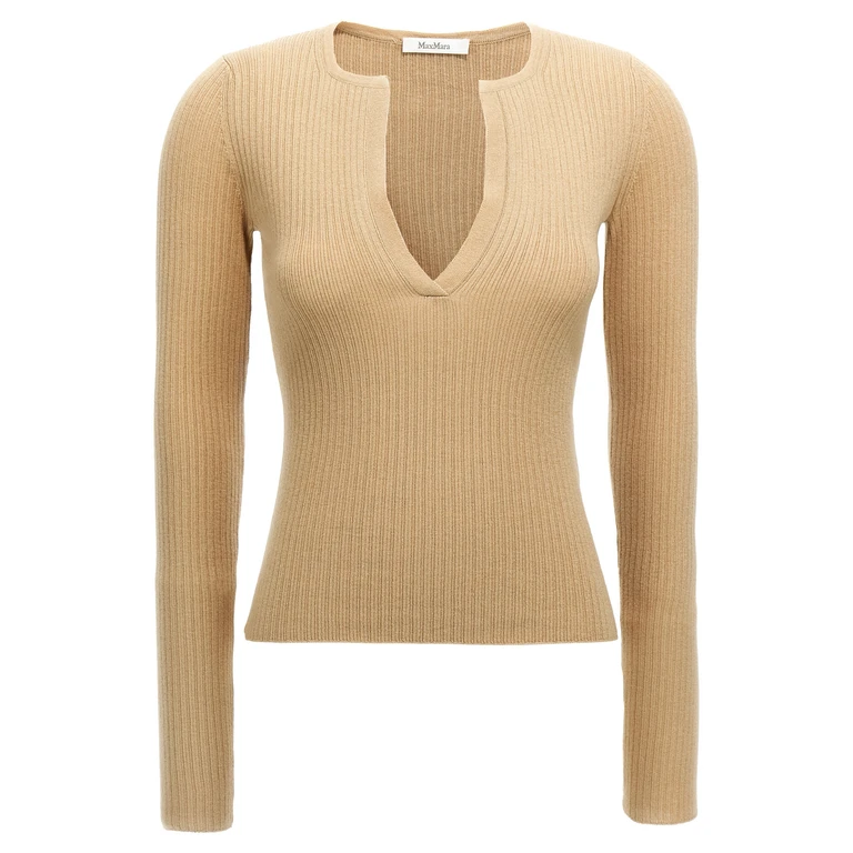 Max Mara Beige Silk Cardigan Clothing - Women