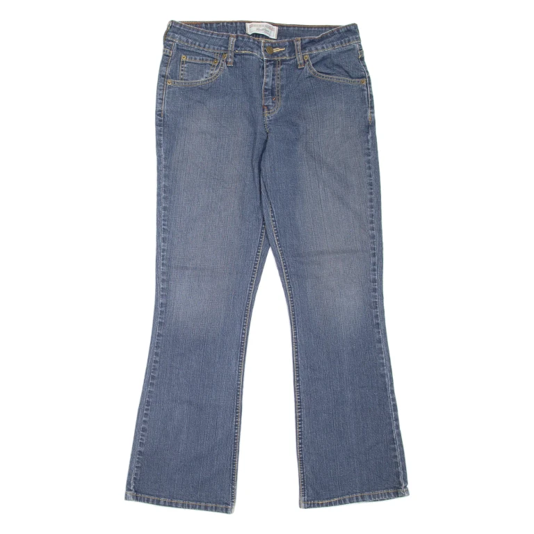 LEVI'S Signature Womens Jeans Blue Regular Bootcut Stone Wash W30 L29
