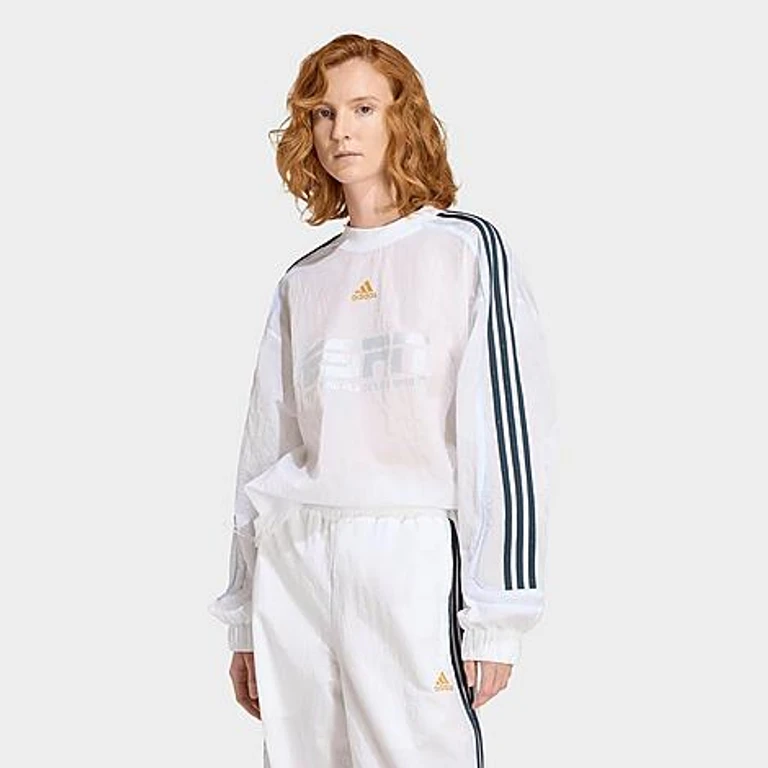 adidas Women's Originals Teamgeist 2.0 Sweatshirt in White Size: XS