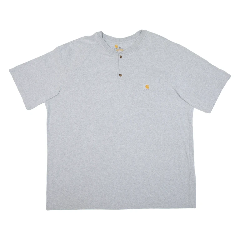 CARHARTT Mens T-Shirt Grey 2XL