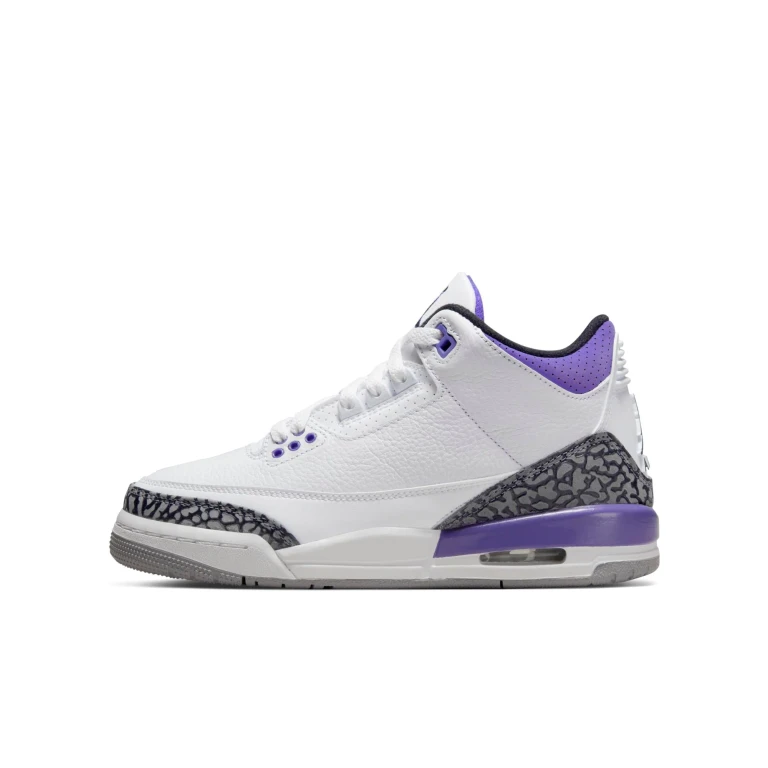 Grade School Retro 3 Gs 'Dark Iris' Sneakers