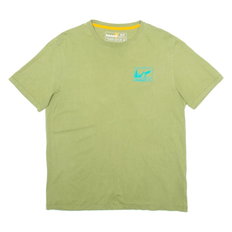 TIMBERLAND Mens T-Shirt Green M