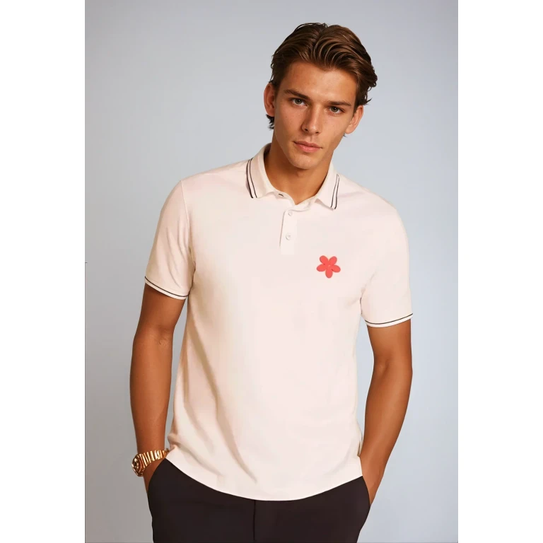 Happy Polo Shirt - White
