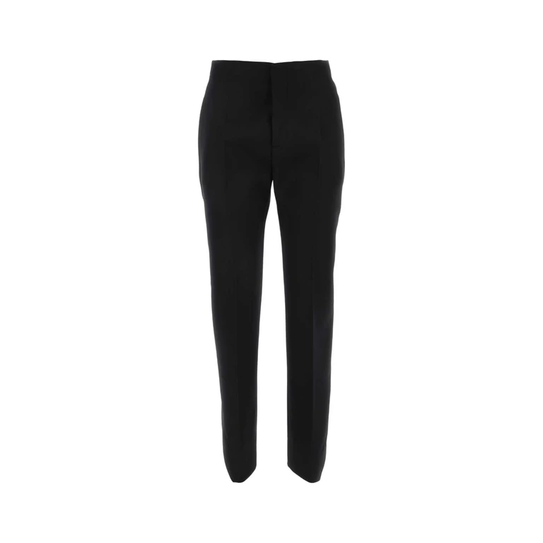 Bottega Veneta Black Wool Pant Exterior: Pantaloni - Women
