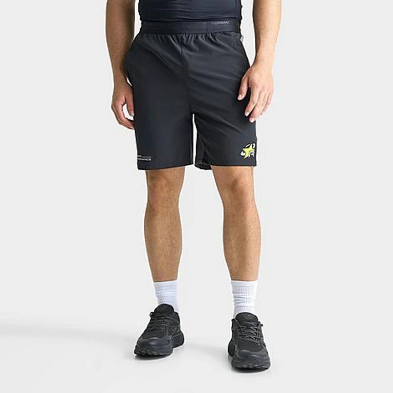 Men's Reprimo Flight Shorts in Black/Neon Size: Small