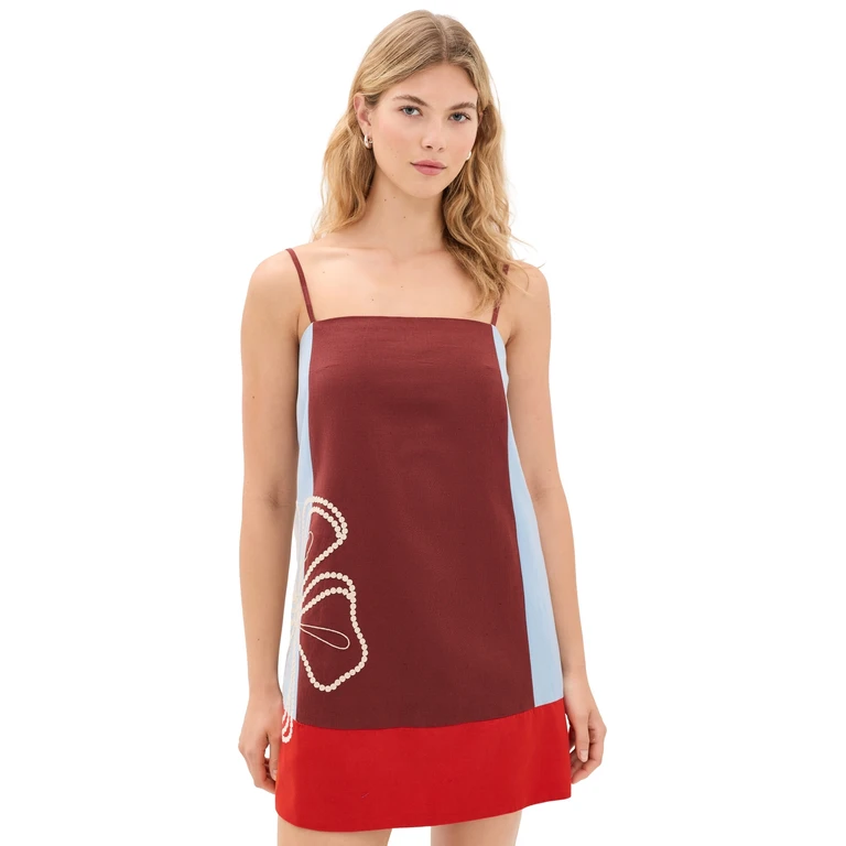 Bianca Mini Dress Redwood Multi 6