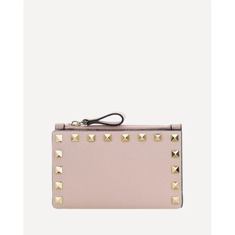 VALENTINO GARAVANI Rockstud zip Card Holder Female UNI
