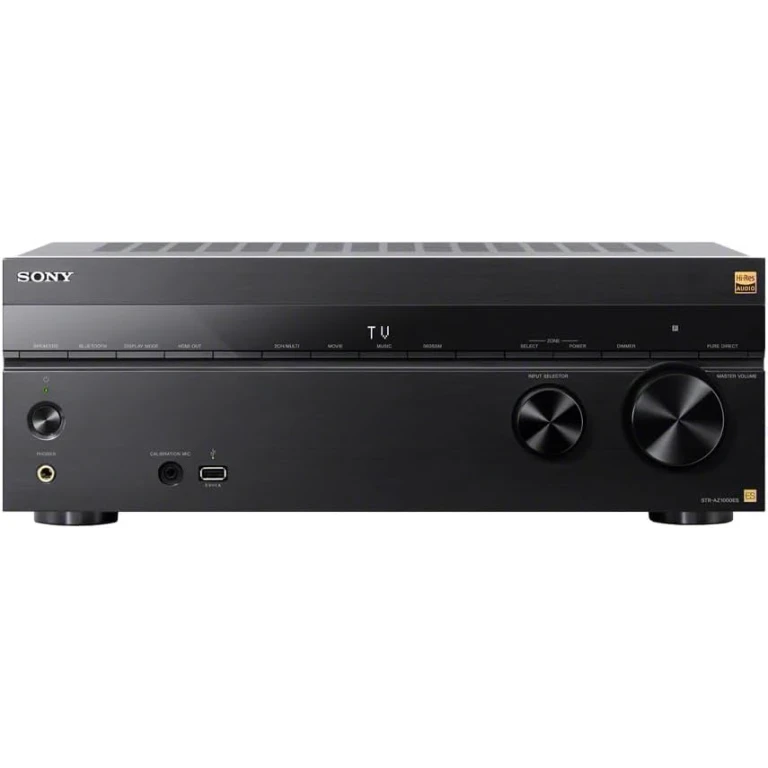 ES STR-AZ1000ES 7.2-Channel Home Theater Receiver with Dolby Atmos, Bluetooth, Apple AirPlay 2, and Google Cast