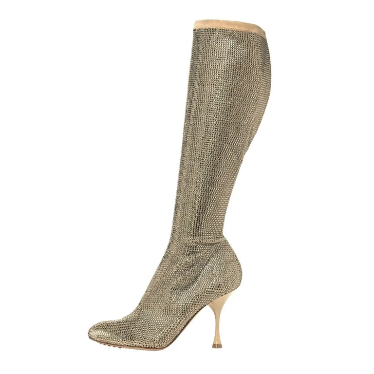Bottega Veneta Crystal-Embellished Boots