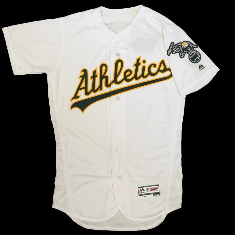 Men's MLB Oakland Athletics Authentic On Field Flex Base Jersey White