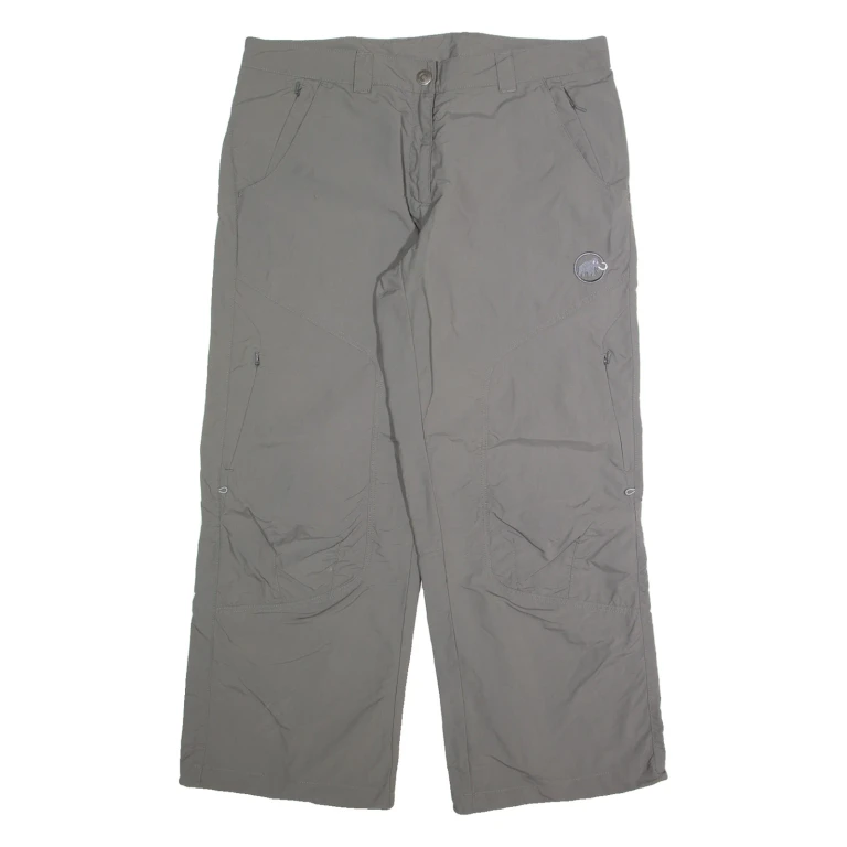 MAMMUT Outdoor Womens Trousers Grey Regular Straight W34 L26