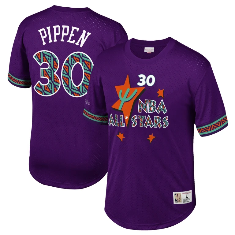 NBA N & N Mesh Crewneck 1995 Scottie Pippen All-Star Jerseys