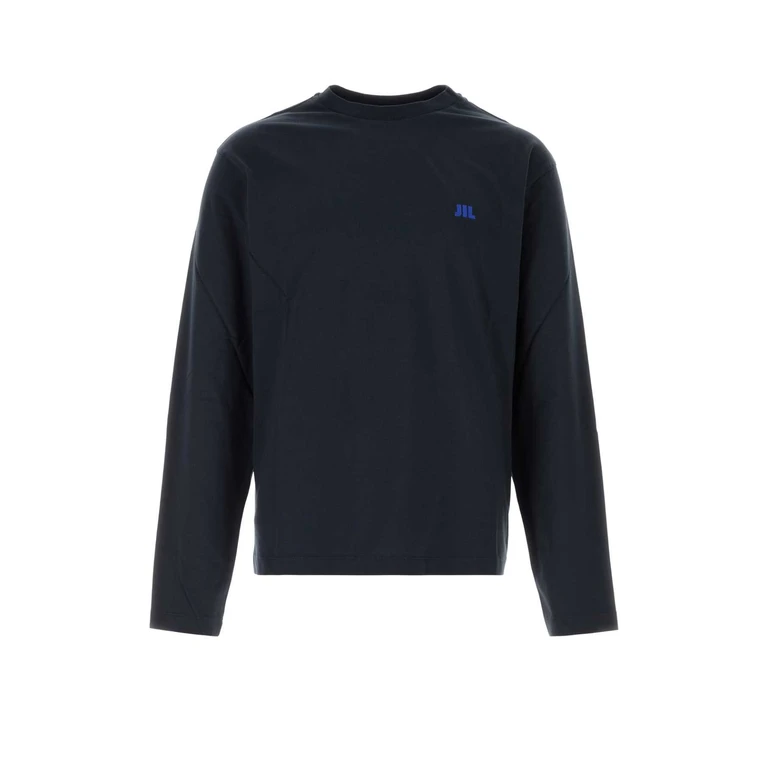 Jil Sander Midnight Blue Cotton T-Shirt 402 Exterior - Men