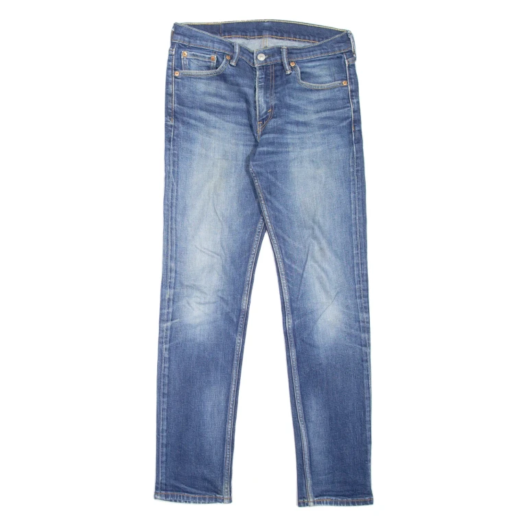 LEVI'S 511 Jeans Mens Blue Slim Straight Stone Wash W30 L32
