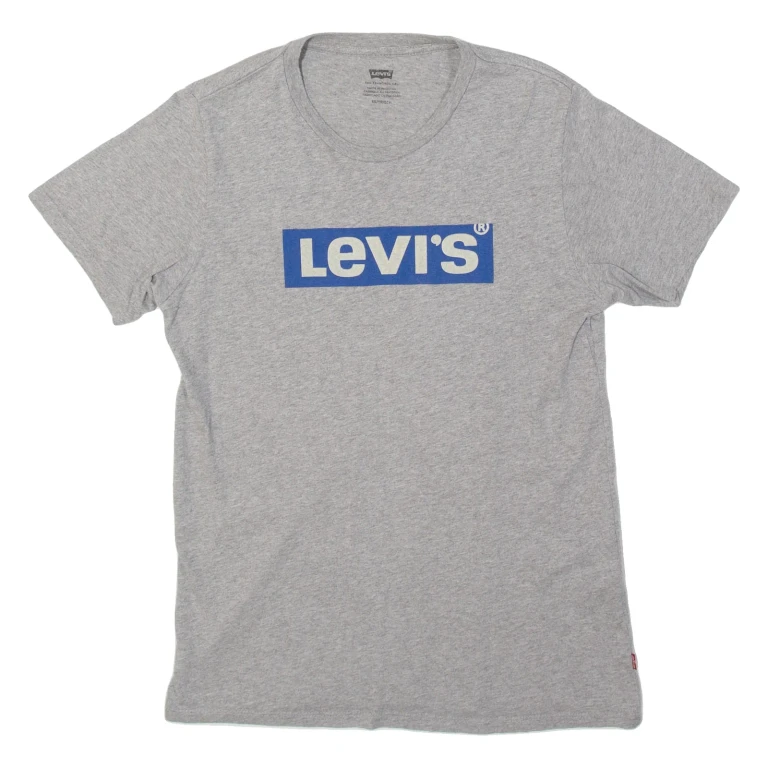 LEVI'S Mens T-Shirt Grey XS