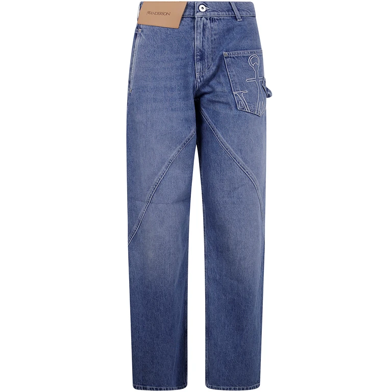 JW ANDERSON Jeans Men color Blue (DT0126PG1930870)