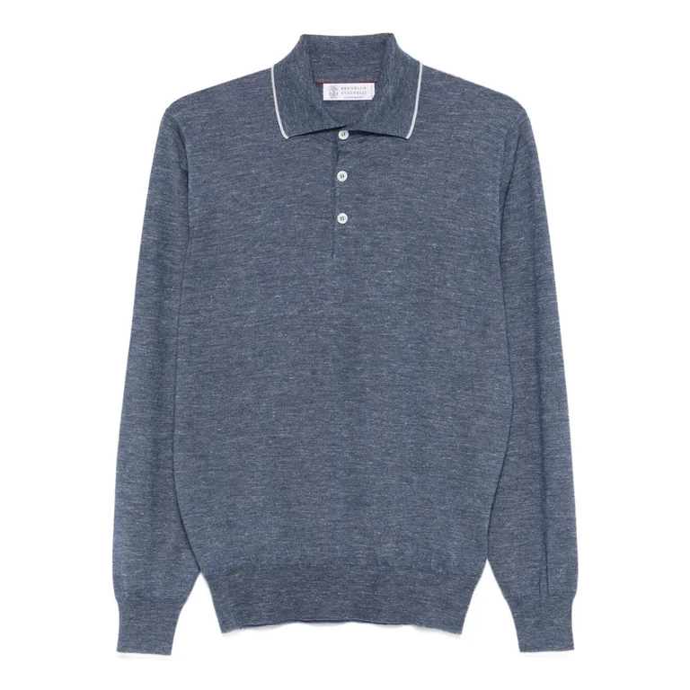 Brunello Cucinelli Long Sleeve Polo