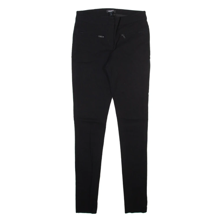 DKNY Womens Trousers Black Slim Skinny W26 L29