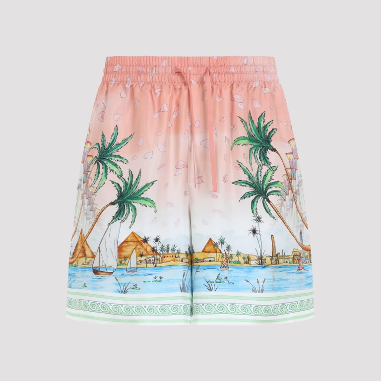 CASABLANCA - Casablanca Ethereal Silk Shorts