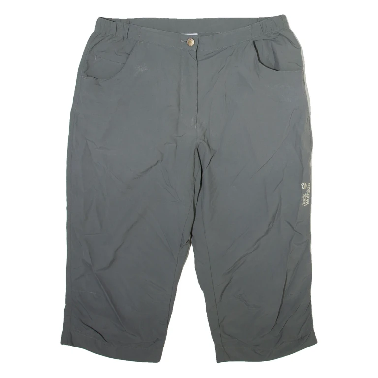 JACK WOLFSKIN Womens Casual Shorts Grey Relaxed M W30