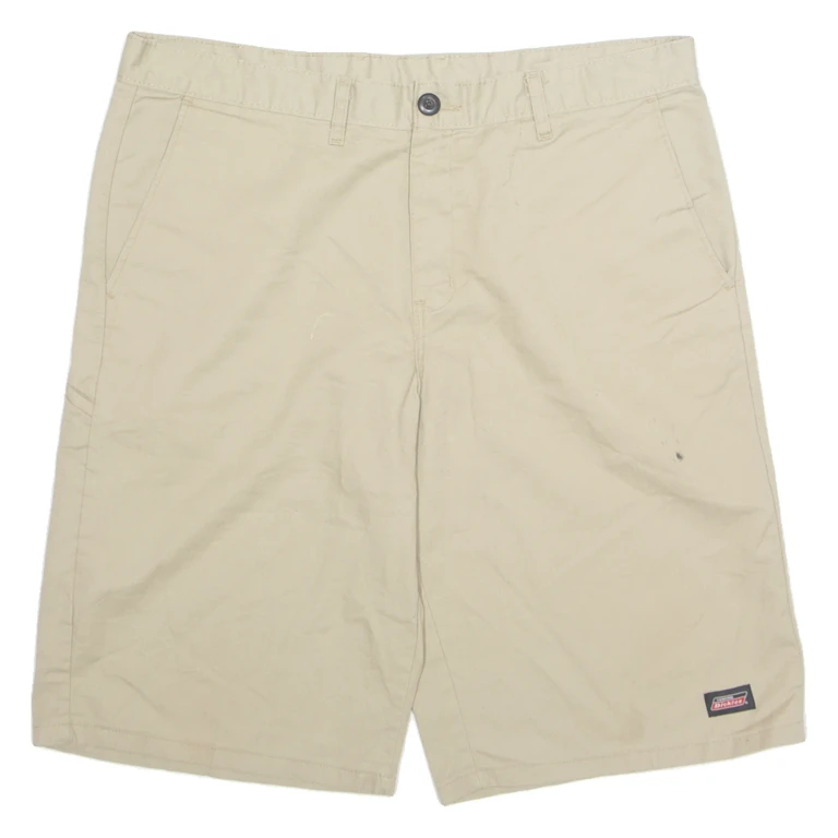 DICKIES Mens Workwear Shorts Beige L W36