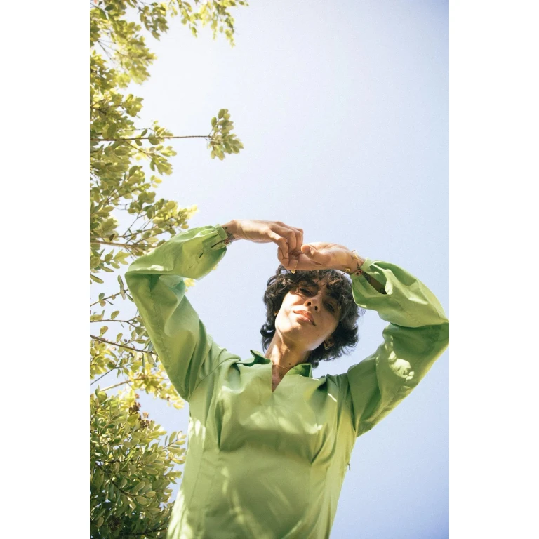YUCCA BLOUSE - GREEN