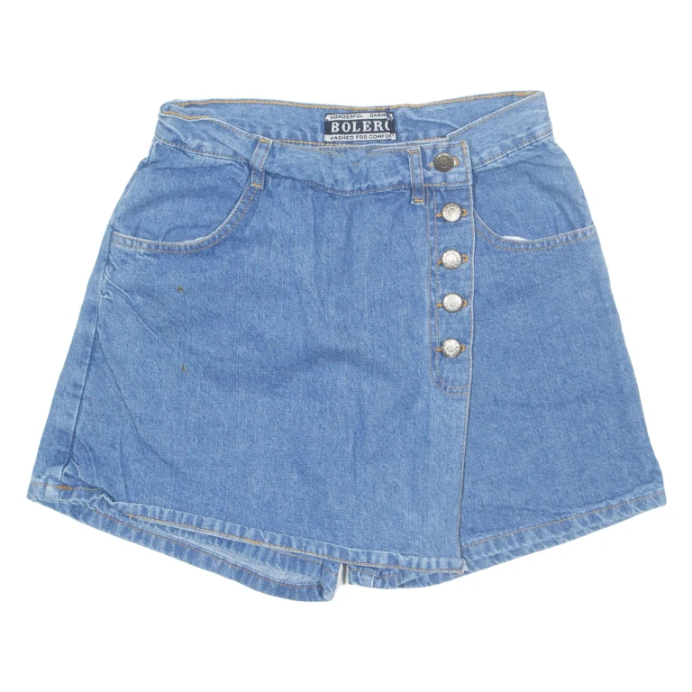 BOLERO Womens Denim Shorts Blue S W26