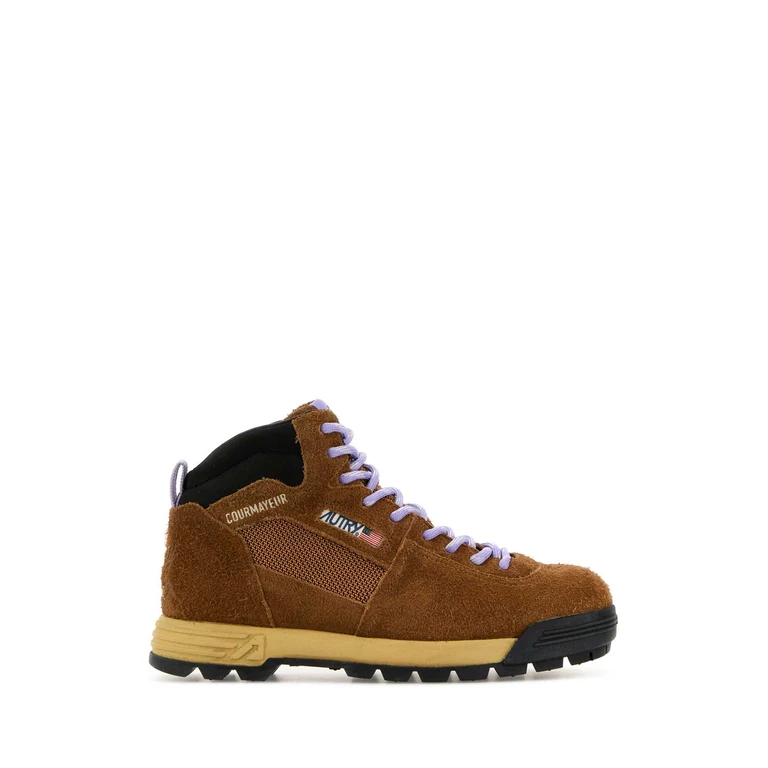 Brown Suede Malga Sneakers Nd03 Stivali - Women