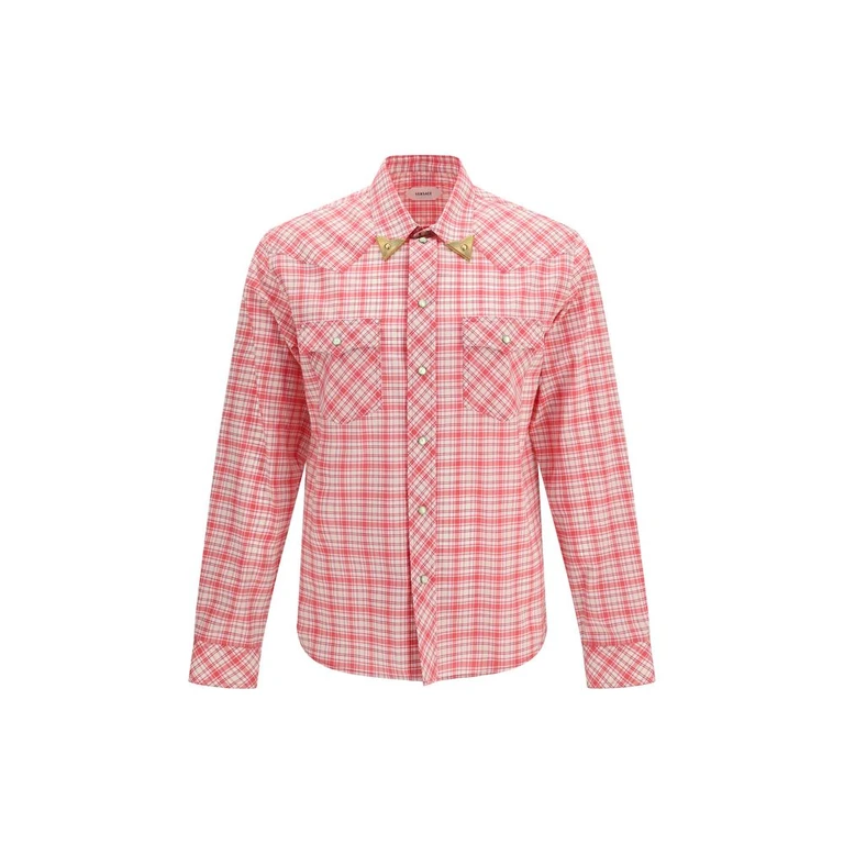 Versace Multicolor Cotton Pattern Shirt - Men