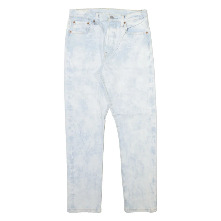 LEVI'S 501S Jeans Big E Womens Blue Skinny Straight W28 L28