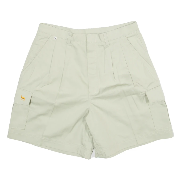 CAMEL COLLECTION Womens Chino Shorts Green M W30